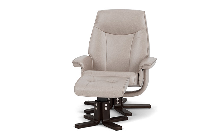 Wesley faux leather outlet lounge chair